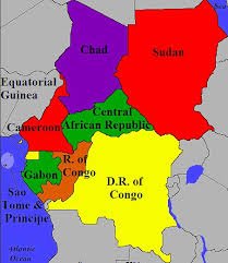 Map of Central Africa